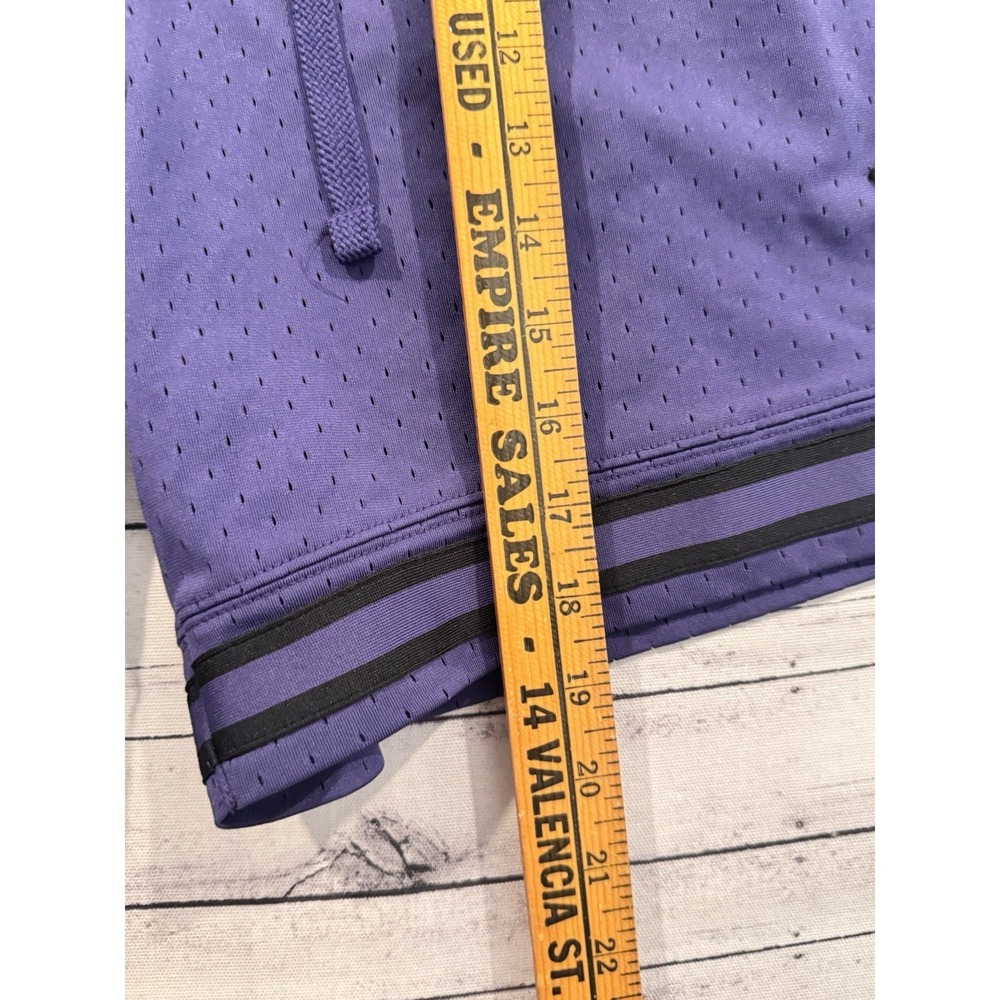 Nike Air Jordan Mens Diamond Basketball Short 2XL Purple Black Casual Lounge Gym - Picture 5 of 16